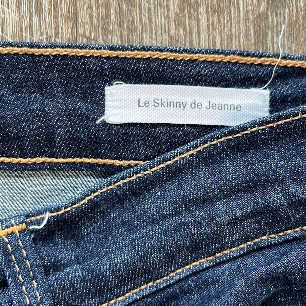 Frame Denim Dark Blue Skinny Jeans - Picture 3 of 7